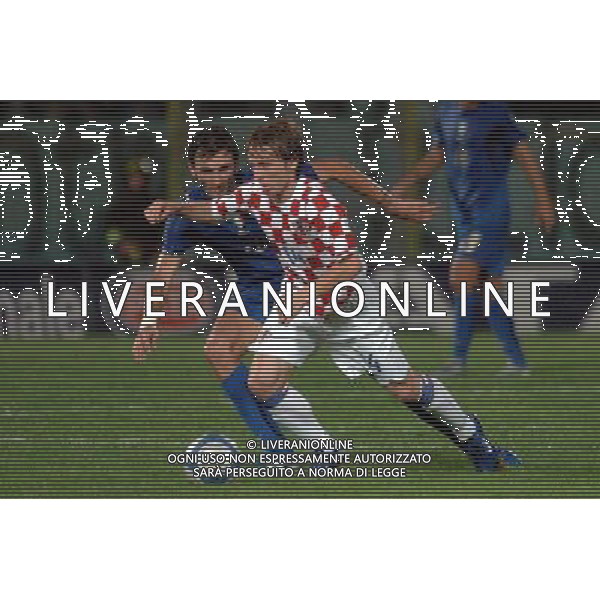 LIVORNO,16 AGOSTO 2006 CALCIO ITALIA-CROAZIA NELLA FOTO:MODRIC FOTO BIZZI/A.LIVERANI