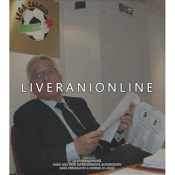 Milano 18 agosto 2006 Assemblea Ordinaria Lega Calcio nella foto: Matarrese Antonio foto Andry / Ag. Aldo Liverani
