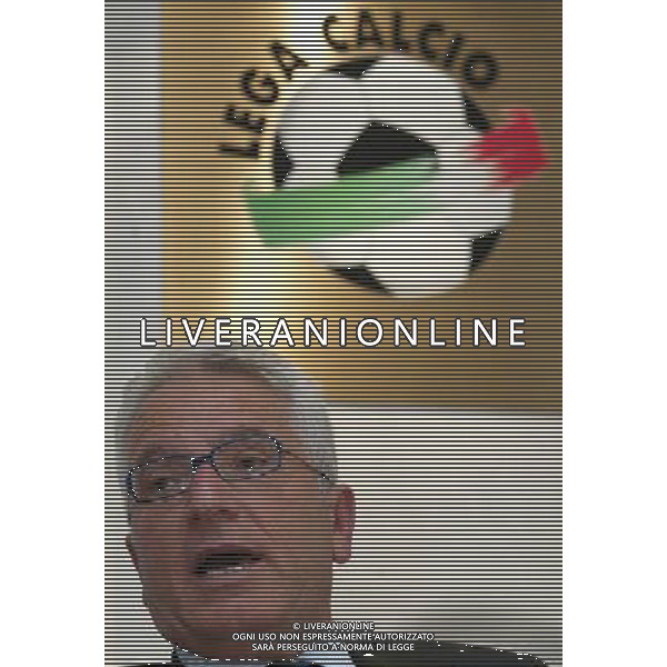 Milano 18 agosto 2006 Assemblea Ordinaria Lega Calcio nella foto: Matarrese Antonio foto Andry / Ag. Aldo Liverani