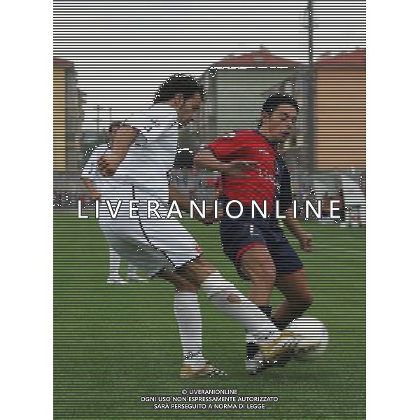 Cuneo - Cagliari Coppa Italia Tim Cup 19/08/2006 nella foto mauro esposito e glauda ph luzzani/ag. Aldo Liverani