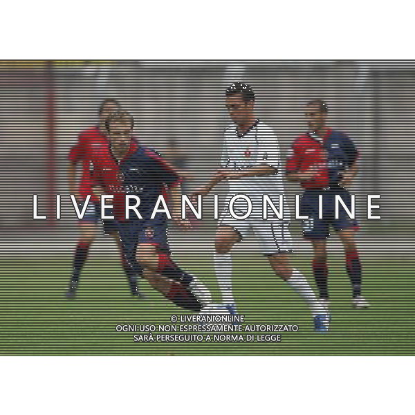 Cuneo - Cagliari Coppa Italia Tim Cup 19/08/2006 nella foto budel e ferrari ph luzzani/ag. Aldo Liverani