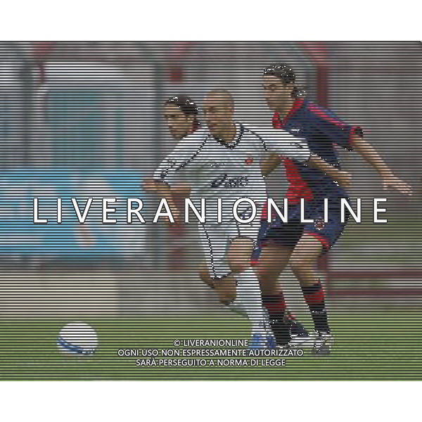 Cuneo - Cagliari Coppa Italia Tim Cup 19/08/2006 nella foto daniele conti e garvelli ph luzzani/ag. Aldo Liverani