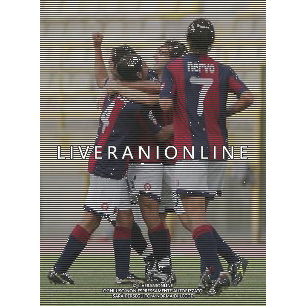 Bologna - Cittadella coppa italia Tim Cup 19/08/2006 nella foto esultanza dopo il gol della vittoria di claudio bellucci ph andry/ag. Aldo Liverani