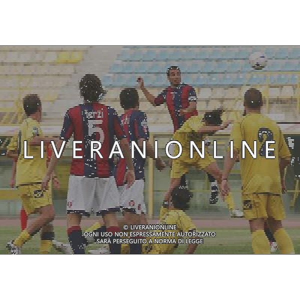 Bologna - Cittadella coppa italia Tim Cup 19/08/2006 nella foto il gol della vittoria di claudio bellucci ph andry/ag. Aldo Liverani