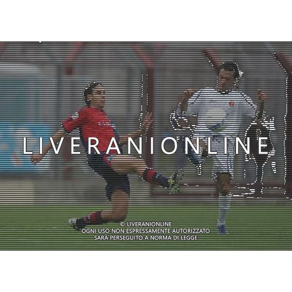 Cuneo - Cagliari coppa italia Tim Cup 19/08/2006 nella foto daniele conti e iacona ph luzzani/ag. Aldo Liverani