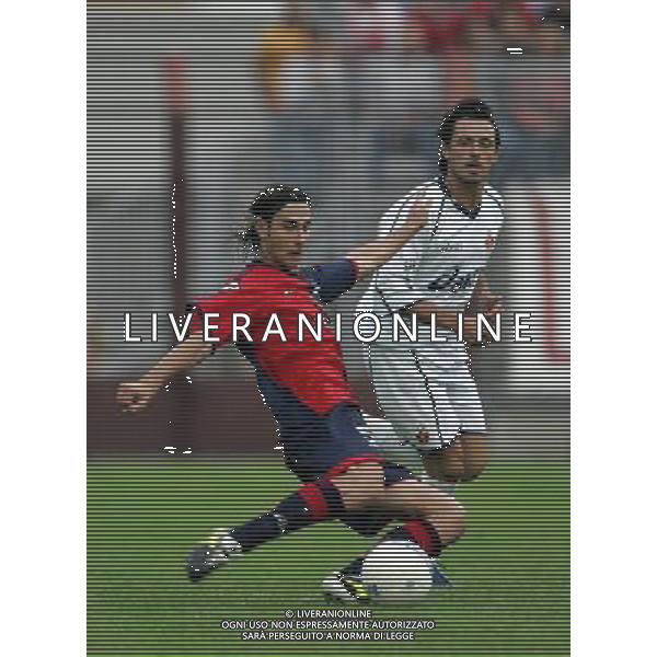 Cuneo - Cagliari coppa italia Tim Cup 19/08/2006 nella foto daniele conti e glauda ph luzzani/ag. Aldo Liverani
