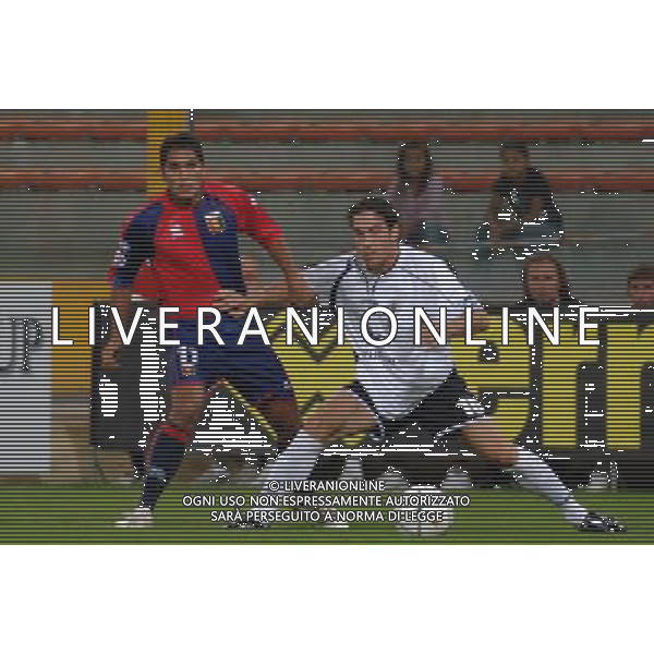 Genoa - Spezia Coppa Italia Tim Cup 19/08/2006 nella foto gonzales con alessi ph arcaini/ag. Aldo Liverani