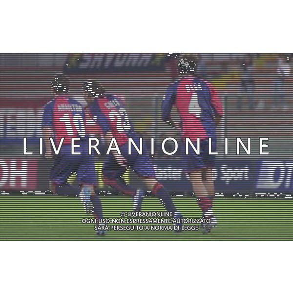 Genoa - Spezia Coppa Italia Tim Cup 19/08/2006 nella foto esultanza dopo il gol di greco ph arcaini/ag. Aldo Liverani