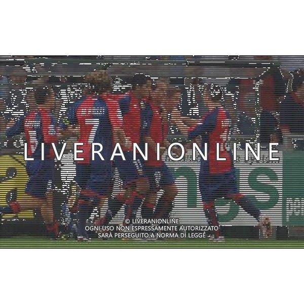Genoa - Spezia Coppa Italia Tim Cup 19/08/2006 nella foto esultanza dopo il gol di adailton ph arcaini/ag. Aldo Liverani