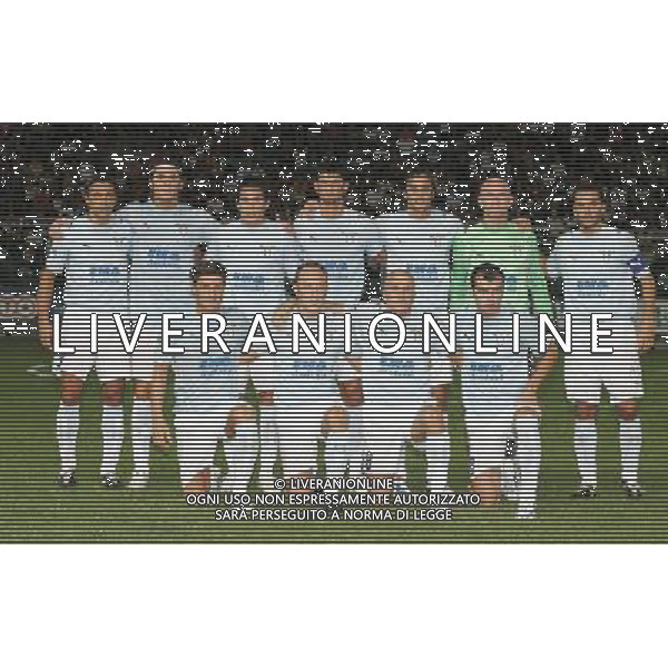 Lazio - Rende - Stadio Flaminio - Coppa Italia Tim Cup 20/08/2006 nella foto: la formazione della Lazio 2006/2007 ph Fabrizio Corradetti/ag. aldo liverani