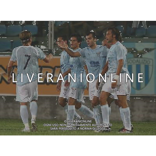 Lazio - Rende - Stadio Flaminio - Coppa Italia Tim Cup 20/08/2006 nella foto: esultanza di Goran Pandev ph Fabrizio Corradetti/ag. aldo liverani