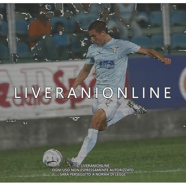 Lazio - Rende - Stadio Flaminio - Coppa Italia Tim Cup 20/08/2006 nella foto: Lorenzo De Silvestri realizza il gol del 4 a 0 ph Fabrizio Corradetti/ag. aldo liverani