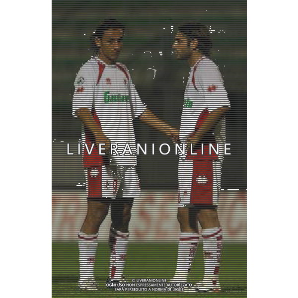 MONZA-BARI COPPA ITALIA 19/08/2006 NELLA FOTO GANCI-SANTORUVO AGENZIA ALDO LIVERANI