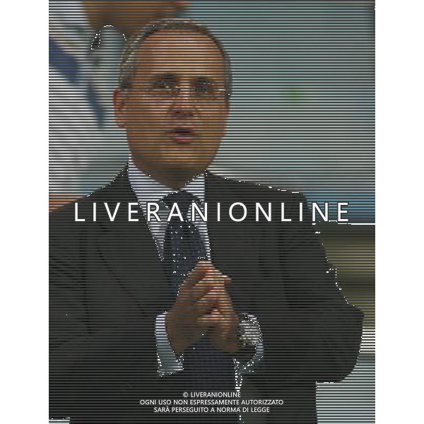 Lazio - Rende - Stadio Flaminio - Coppa Italia Tim Cup 20/08/2006 nella foto: Il presidente dalla Lazio Claudio Lotito ph Corradetti/Ag. aldo liverani