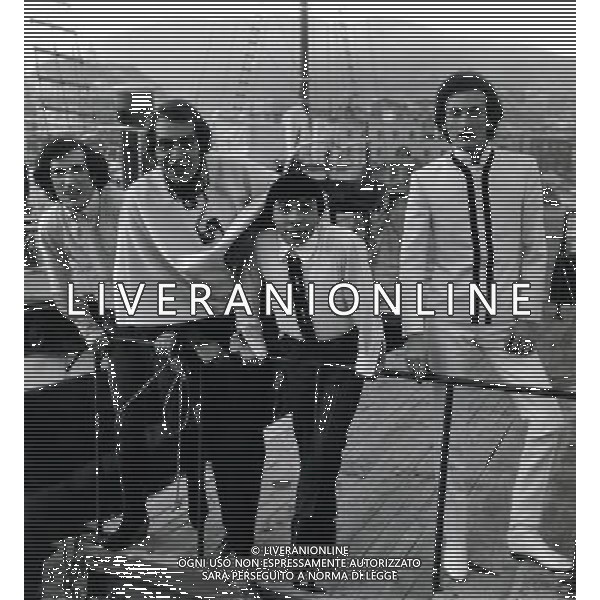 EQUIPE 84 FRANCO CECCARELLI-MAURIZIO VANDELLI-VICTOR SOGLIANI-ALFIO CANTARELLA archivio Giovanni Liverani/Ag.Aldo Liverani