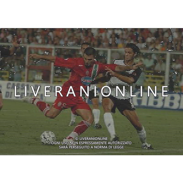 CESENA-JUVENTUS COPPA ITALIA TIM CUP PRIMA FASE - 23/08/2006 NELLA FOTO: IL GOL DI VALERI BOJINOV (JUVENTUS) PH.VITEZ/AGENZIA ALDO LIVERANI