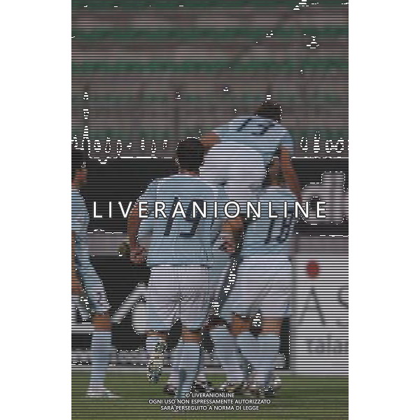 Monza 23/08/2006 Tim Cup 2006/07 Monza Brianza-lazio coppa italia nella foto: esultanza Lazio dopo gol zauri foto Danilo Recalcati/ag.Aldo Liverani