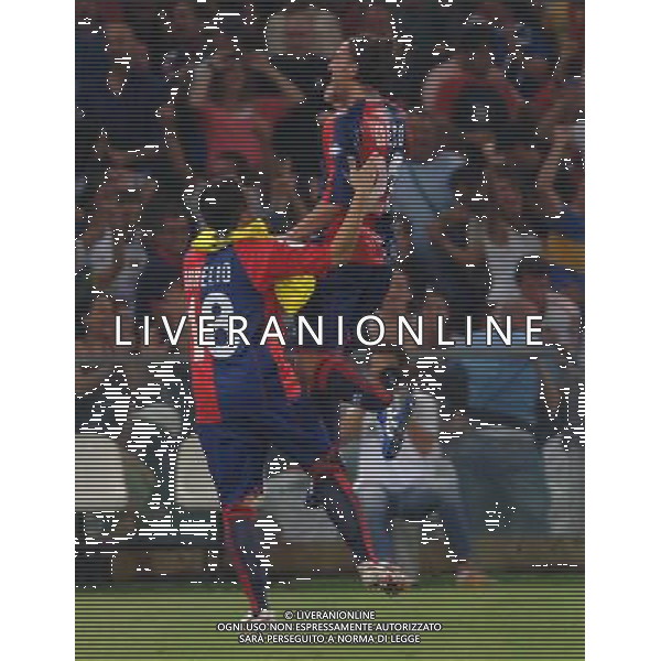 Genoa - Fiorentina Coppa Italia Tim Cup 23/08/2006 nella foto esultanza dopo il gol di greco ph arcaini/ag. Aldo Liverani