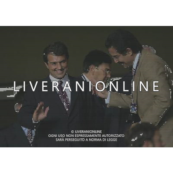 Barcellona - Siviglia Supercoppa Europea a Montecarlo 25/08/2006 nella foto joan laporta presidente del Barcellona ph luzzani/ag. aldo liverani