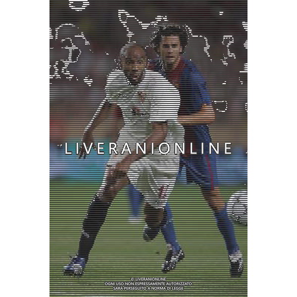Barcellona - Siviglia Supercoppa Europea a Montecarlo 25/08/2006 nella foto kanoute\' e motta ph luzzani/ag. aldo liverani