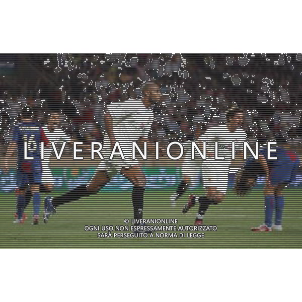 Barcellona - Siviglia Supercoppa Europea a Montecarlo 25/08/2006 nella foto esultanza kanoute\' ph luzzani/ag. aldo liverani