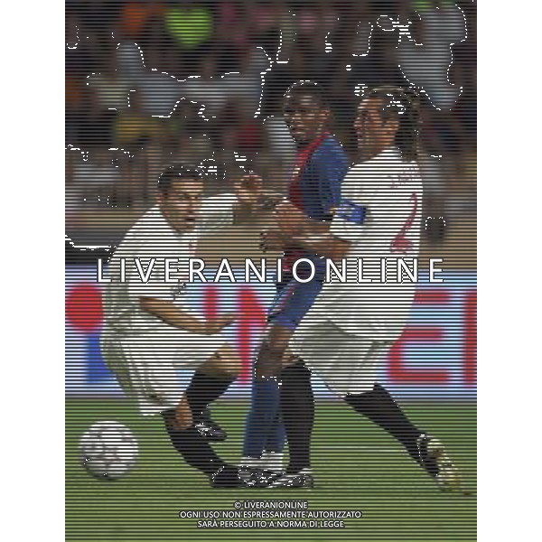 Monaco Montecarlo 25/08/2006 Supercoppa Europea 2006 barcellona-siviglia 0:3 nella foto eto\'o ph marco luzzani/ag aldo liverani s.a.s.