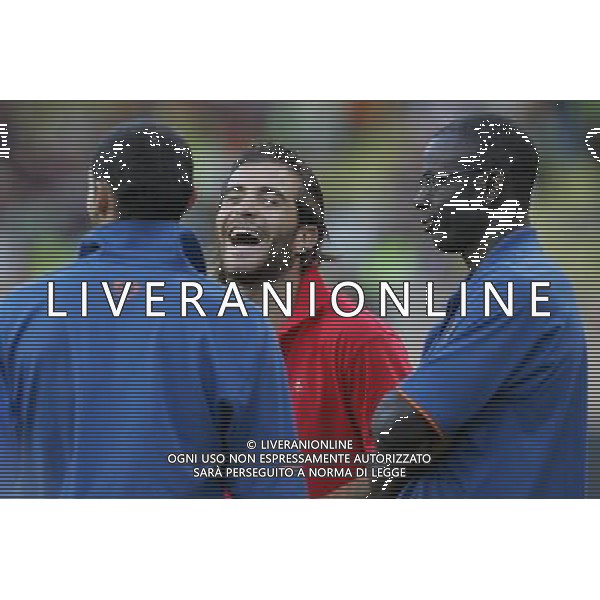 Monaco Montecarlo 25/08/2006 Supercoppa Europea 2006 barcellona-siviglia 0:3 nella foto zambrotta, thuram e maresca ph marco luzzani/ag aldo liverani s.a.s.