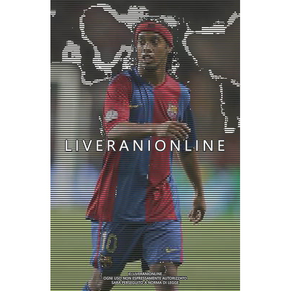 Monaco Montecarlo 25/08/2006 Supercoppa Europea 2006 barcellona-siviglia 0:3 nella foto ronaldinho ph marco luzzani/ag aldo liverani s.a.s.