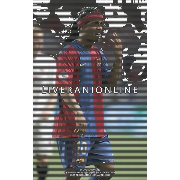 Monaco Montecarlo 25/08/2006 Supercoppa Europea 2006 barcellona-siviglia 0:3 nella foto ronaldinho ph marco luzzani/ag aldo liverani s.a.s.