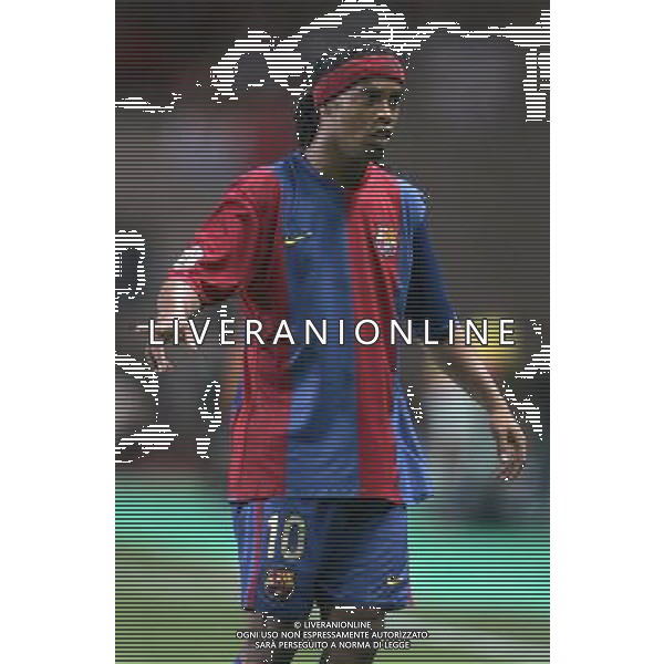 Monaco Montecarlo 25/08/2006 Supercoppa Europea 2006 barcellona-siviglia 0:3 nella foto ronaldinho ph marco luzzani/ag aldo liverani s.a.s.