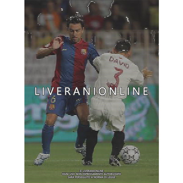 Monaco Montecarlo 25/08/2006 Supercoppa Europea 2006 barcellona-siviglia 0:3 nella foto xcavi e david ph marco luzzani/ag aldo liverani s.a.s.