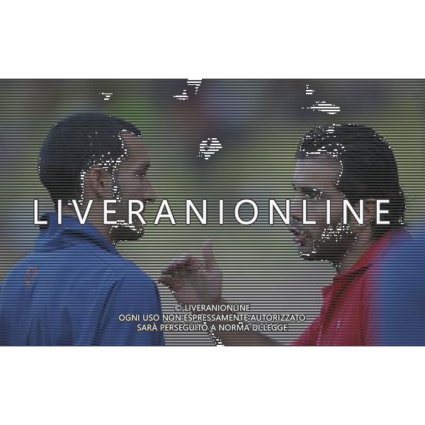 Monaco Montecarlo 25/08/2006 Supercoppa Europea 2006 barcellona-siviglia 0:3 nella foto zambrotta e maresca ph marco luzzani/ag aldo liverani s.a.s.