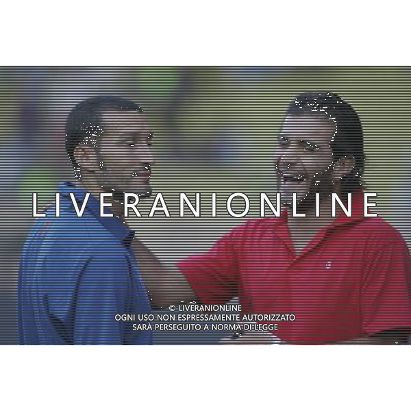 Monaco Montecarlo 25/08/2006 Supercoppa Europea 2006 barcellona-siviglia 0:3 nella foto zambrotta e maresca ph marco luzzani/ag aldo liverani s.a.s.