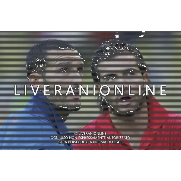 Monaco Montecarlo 25/08/2006 Supercoppa Europea 2006 barcellona-siviglia 0:3 nella foto zambrotta e maresca ph marco luzzani/ag aldo liverani s.a.s.