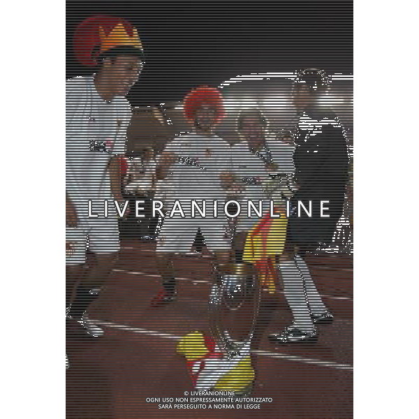 Monaco Montecarlo 25-08-2006 Supercoppa Europea 2006 barcellona-siviglia 0:3 nella foto renato, maresca, escude\' e palop ph marco luzzani/ag aldo liverani s.a.s.