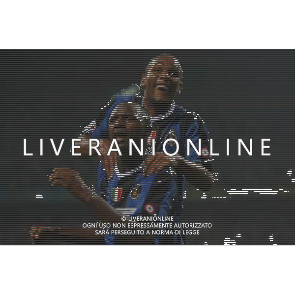 Inter - Roma Supercoppa Italiana 26/08/2006 nella foto esultanza dopo il gol di patrick vieira ph luzzani/ag. aldo liverani