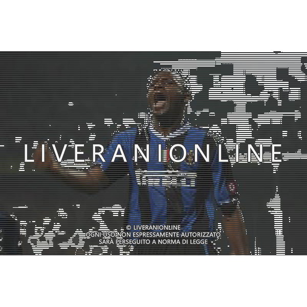 Inter - Roma Supercoppa Italiana 26/08/2006 nella foto esultanza dopo il gol di patrick vieira ph luzzani/ag. aldo liverani