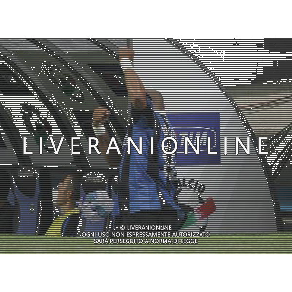 Inter - Roma Supercoppa Italiana 26/08/2006 nella foto la rabbia di adriano dopo la sostituzione ph luzzani/ag. aldo liverani