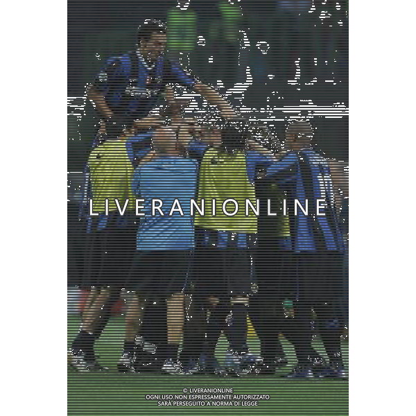 Inter - Roma Supercoppa Italiana 26/08/2006 nella foto esultanza inter ph luzzani/ag. aldo liverani