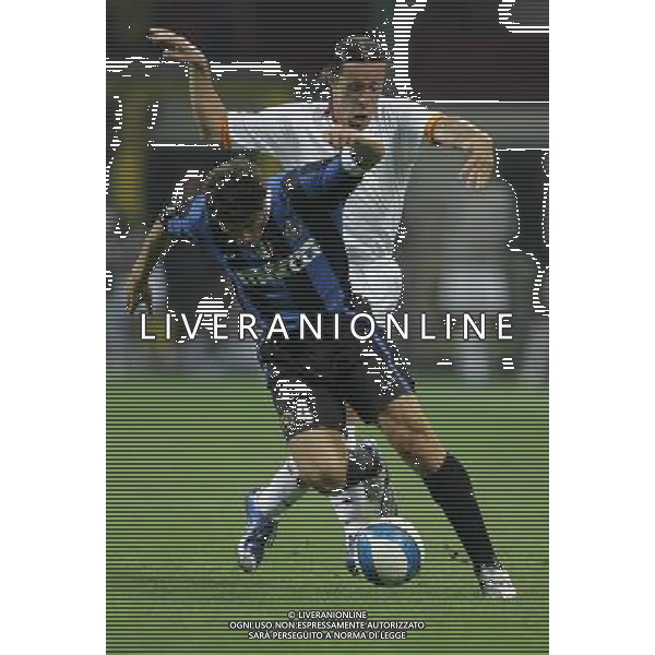 Milano 26-08-2006 inter-roma 4:3 Supercoppa Italiana TIM 2006 nella foto zanetti javier con taddei rodrigo ferante * ph marco luzzani/ag aldo liverani s.a.s.