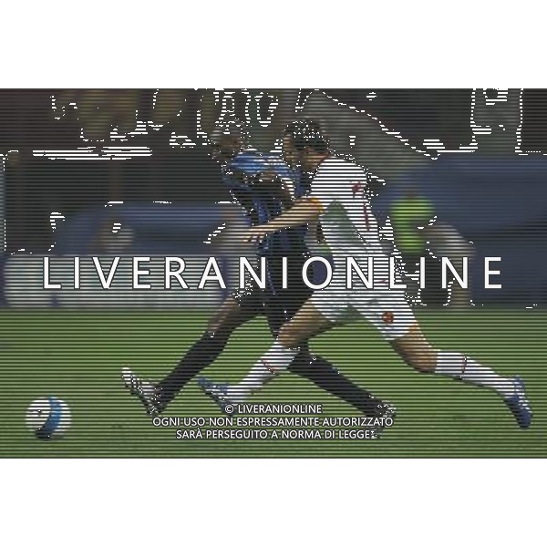 Milano 26-08-2006 inter-roma 4:3 Supercoppa Italiana TIM 2006 nella foto patrick vieira con marco cassetti * ph marco luzzani/ag aldo liverani s.a.s.