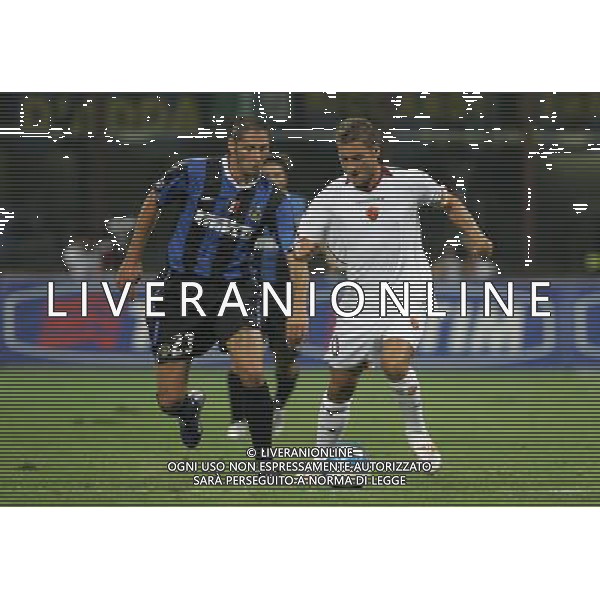 Milano 26-08-2006 inter-roma 4:3 Supercoppa Italiana TIM 2006 nella foto francesco totti e materazzi marco * ph marco luzzani/ag aldo liverani s.a.s.