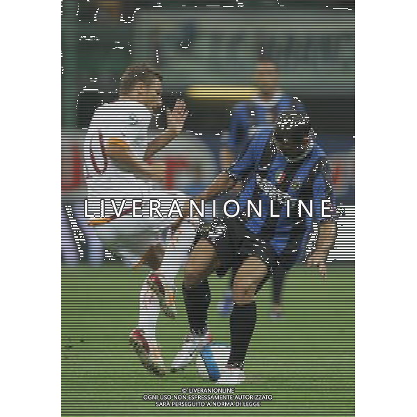 Milano 26-08-2006 inter-roma 4:3 Supercoppa Italiana TIM 2006 nella foto stankovic dejan con francesco totti * ph marco luzzani/ag aldo liverani s.a.s.
