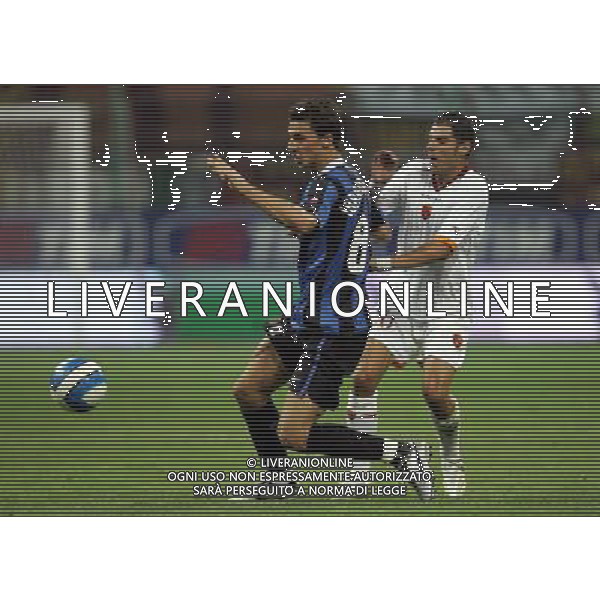 Milano 26-08-2006 inter-roma 4:3 Supercoppa Italiana TIM 2006 nella foto zlatan ibrahimovic e simone perrotta * ph marco luzzani/ag aldo liverani s.a.s.