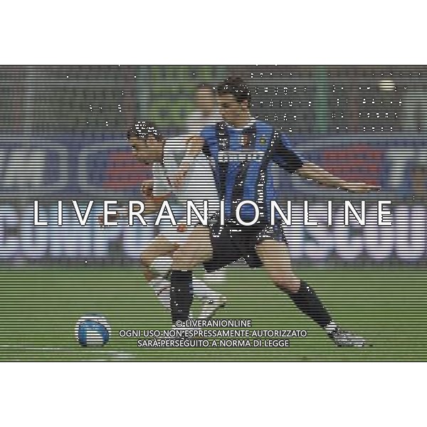 Milano 26-08-2006 inter-roma 4:3 Supercoppa Italiana TIM 2006 nella foto zlatan ibrahimovic e simone perrotta * ph marco luzzani/ag aldo liverani s.a.s.