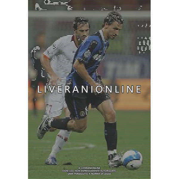 Milano 26-08-2006 inter-roma 4:3 Supercoppa Italiana TIM 2006 nella foto zlatan ibrahimovic e marco cassetti * ph marco luzzani/ag aldo liverani s.a.s.