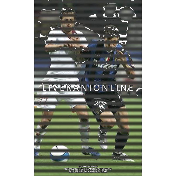 Milano 26-08-2006 inter-roma 4:3 Supercoppa Italiana TIM 2006 nella foto zlatan ibrahimovic e marco cassetti * ph marco luzzani/ag aldo liverani s.a.s.