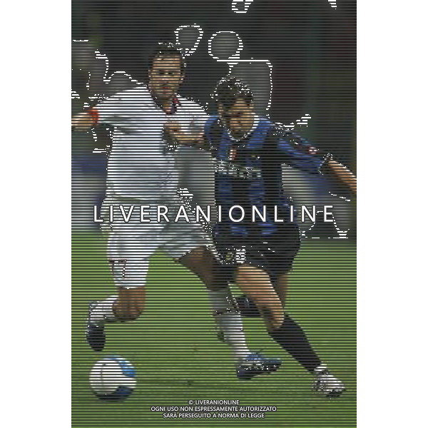 Milano 26-08-2006 inter-roma 4:3 Supercoppa Italiana TIM 2006 nella foto zlatan ibrahimovic e marco cassetti * ph marco luzzani/ag aldo liverani s.a.s.