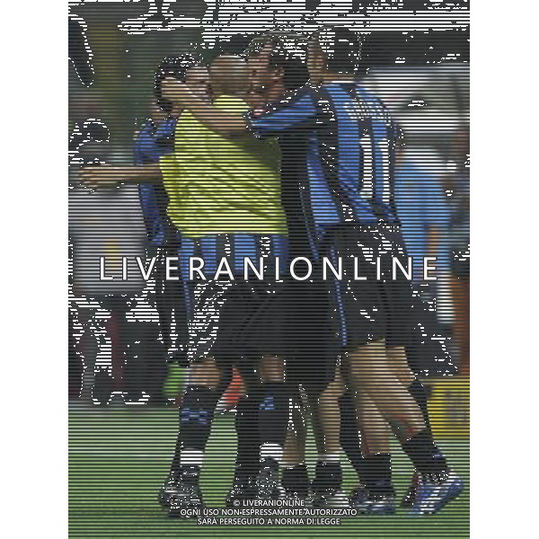 Milano 26-08-2006 inter-roma 4:3 Supercoppa Italiana TIM 2006 nella foto abbracci esultanza inter * ph marco luzzani/ag aldo liverani s.a.s.