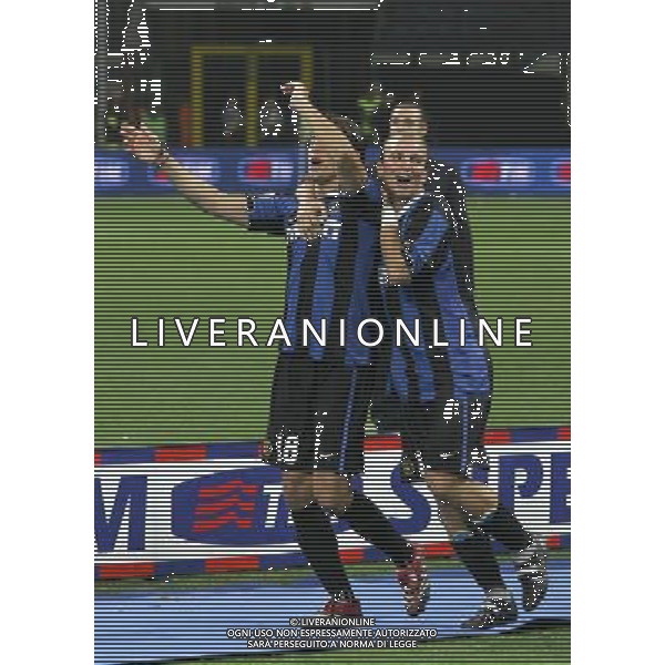 Milano 26-08-2006 inter-roma 4:3 Supercoppa Italiana TIM 2006 nella foto esultanza di hernan crespo e esteban cambiasso * ph marco luzzani/ag aldo liverani s.a.s.